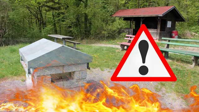 Warnung Waldbrandgefahr
